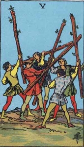 26. Five of Wands
