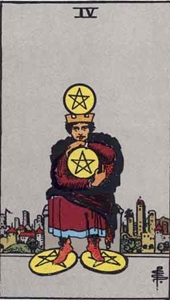 39. Four of Pentacles
