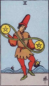 37. Two of Pentacles